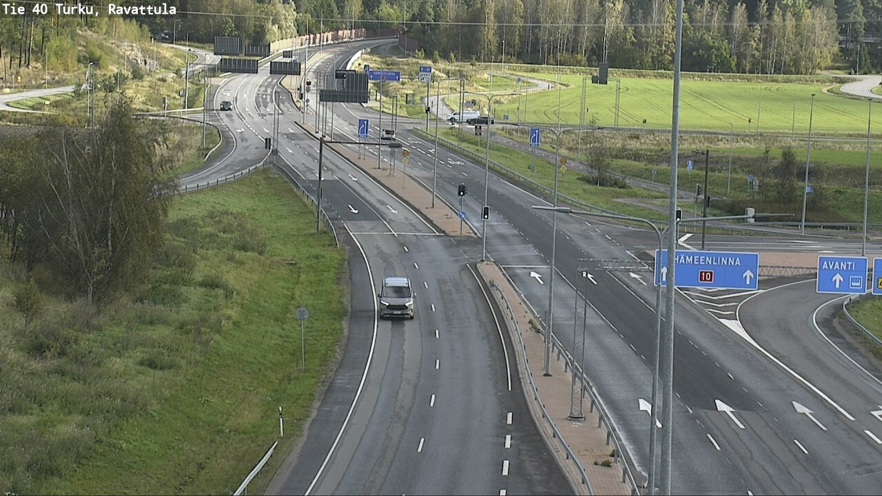 Weather Camera Image Väg 40 S:t Karins, Ravattula, Kaarina, Varsinais-Suomi