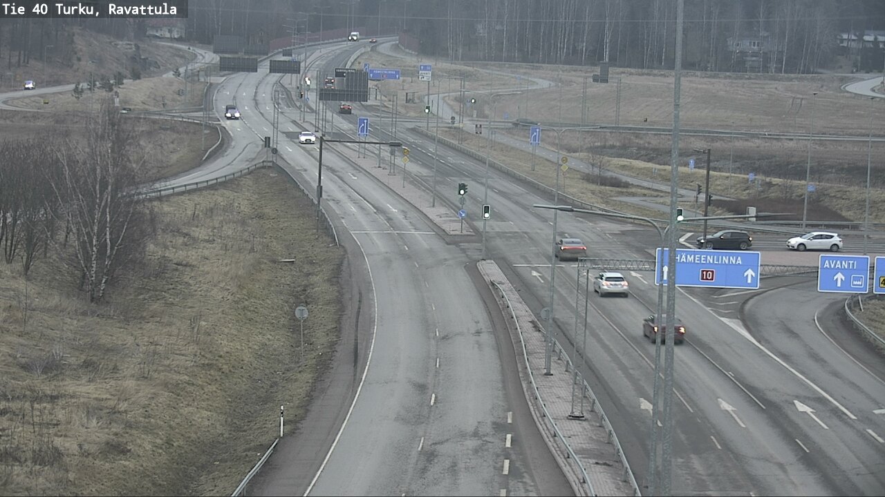 Weather Camera Image Väg 40 S:t Karins, Ravattula, Kaarina, Varsinais-Suomi