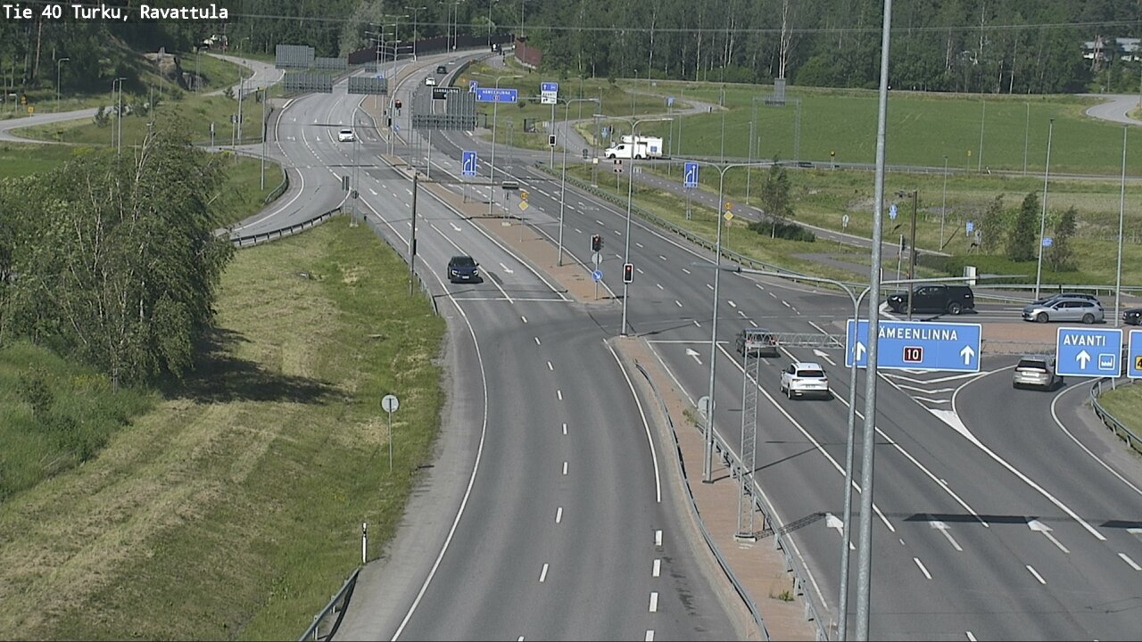 Weather Camera Image Väg 40 S:t Karins, Ravattula, Kaarina, Varsinais-Suomi