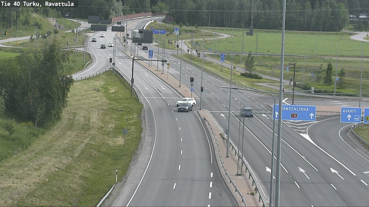 Weather Camera Image Väg 40 S:t Karins, Ravattula, Kaarina, Varsinais-Suomi