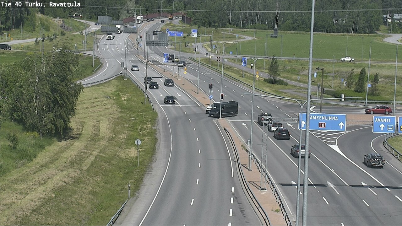 Weather Camera Image Väg 40 S:t Karins, Ravattula, Kaarina, Varsinais-Suomi