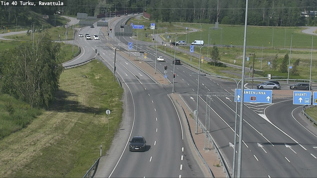 Weather Camera Image Väg 40 S:t Karins, Ravattula, Kaarina, Varsinais-Suomi