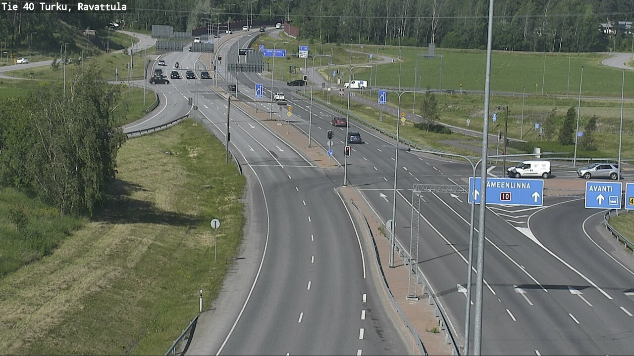 Weather Camera Image Väg 40 S:t Karins, Ravattula, Kaarina, Varsinais-Suomi