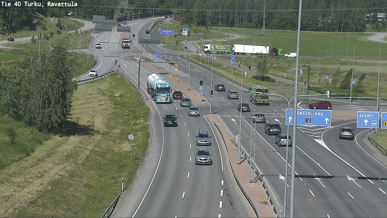 Weather Camera Image Väg 40 S:t Karins, Ravattula, Kaarina, Varsinais-Suomi