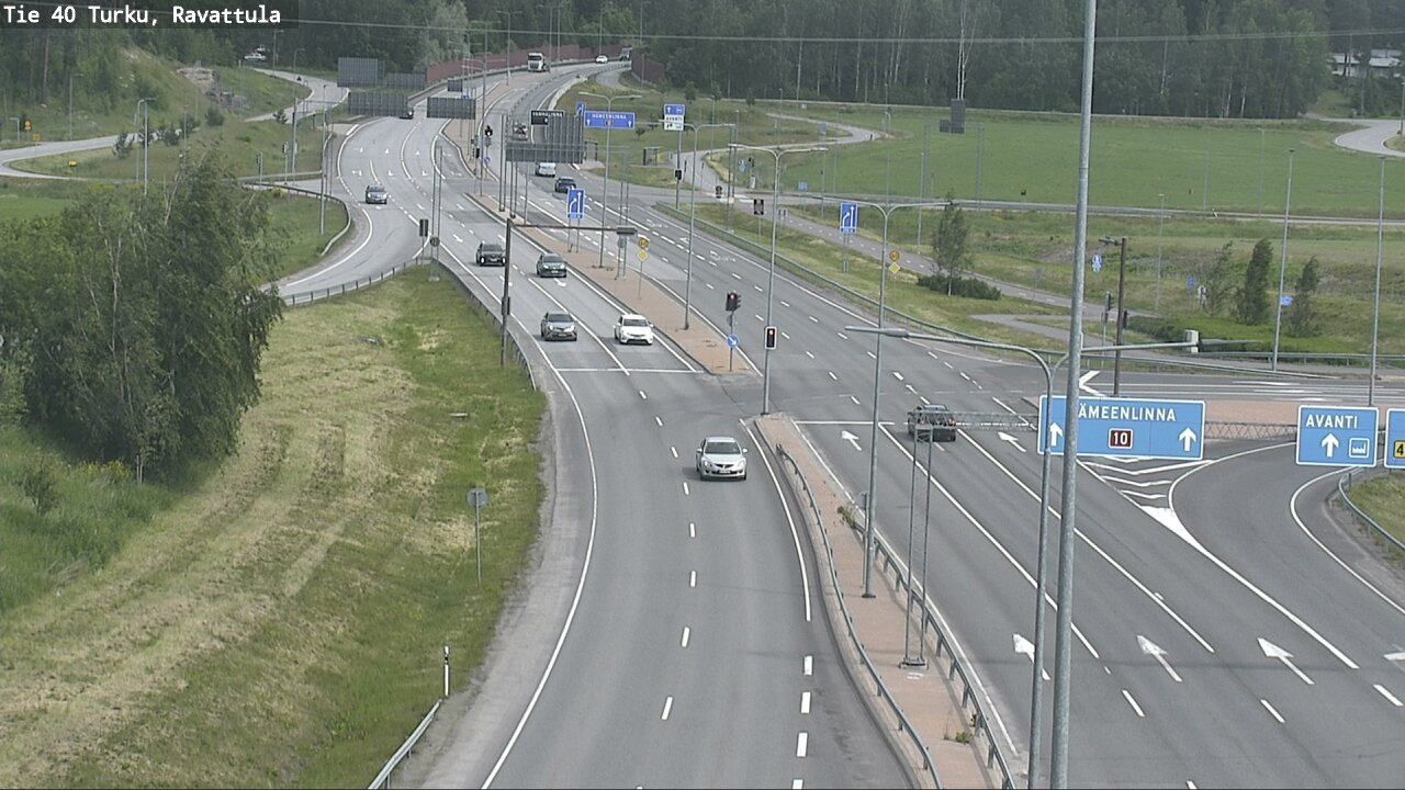 Weather Camera Image Väg 40 S:t Karins, Ravattula, Kaarina, Varsinais-Suomi