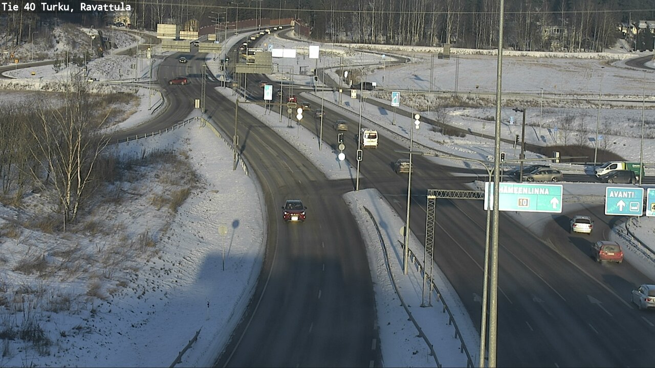 Weather Camera Image Road 40 Kaarina, Ravattula, Kaarina, Varsinais-Suomi