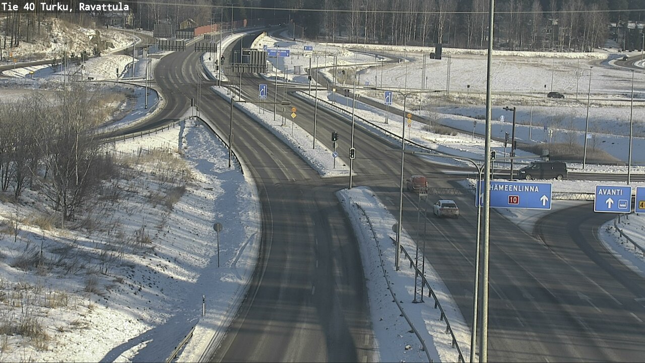 Weather Camera Image Road 40 Kaarina, Ravattula, Kaarina, Varsinais-Suomi