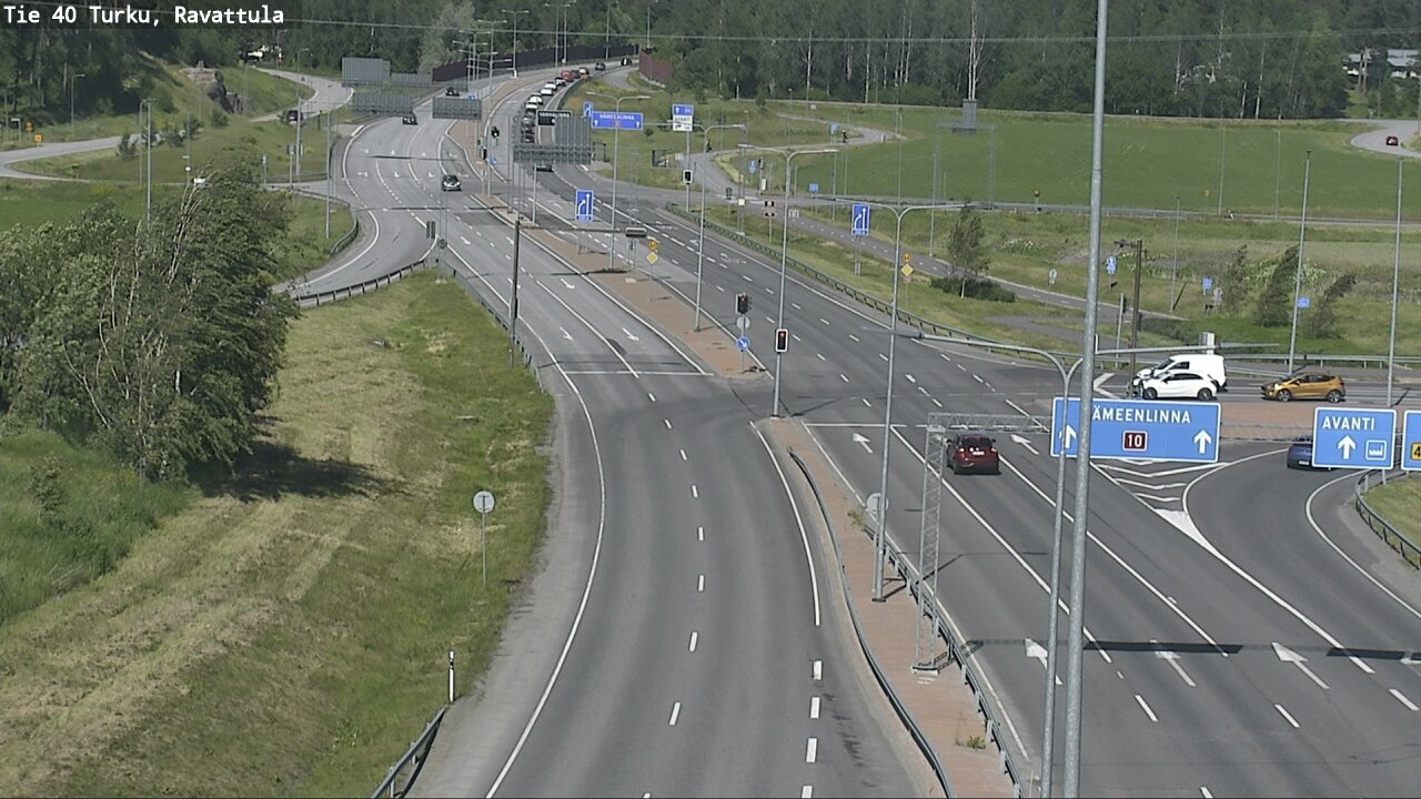 Weather Camera Image Väg 40 S:t Karins, Ravattula, Kaarina, Varsinais-Suomi