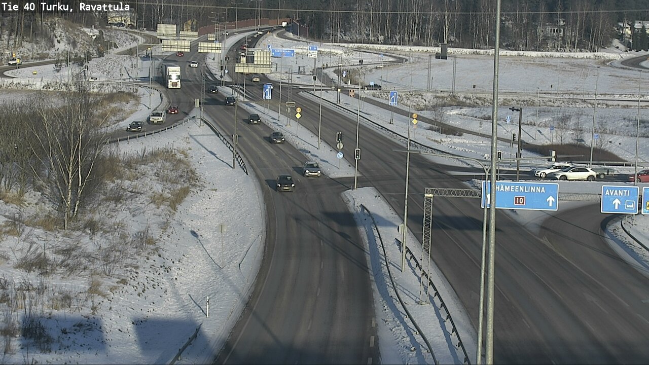 Weather Camera Image Road 40 Kaarina, Ravattula, Kaarina, Varsinais-Suomi