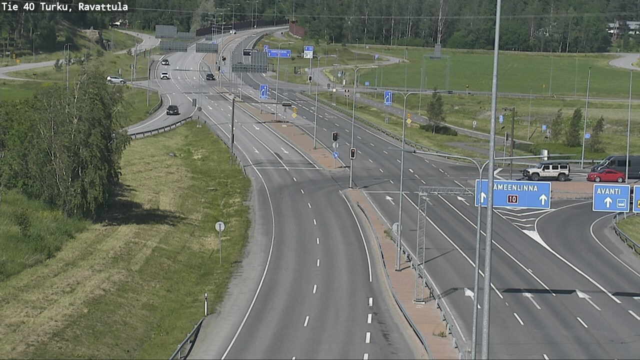 Weather Camera Image Väg 40 S:t Karins, Ravattula, Kaarina, Varsinais-Suomi