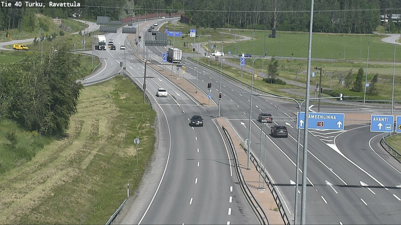 Weather Camera Image Väg 40 S:t Karins, Ravattula, Kaarina, Varsinais-Suomi