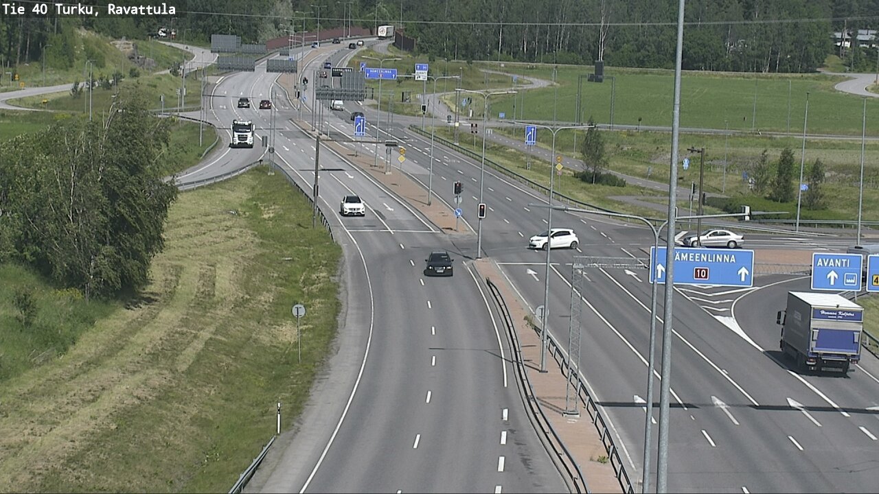 Weather Camera Image Väg 40 S:t Karins, Ravattula, Kaarina, Varsinais-Suomi