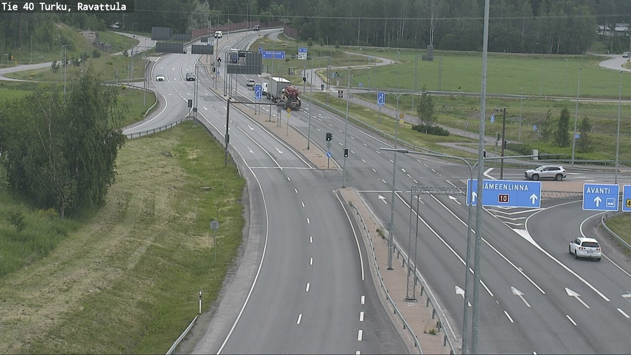 Weather Camera Image Väg 40 S:t Karins, Ravattula, Kaarina, Varsinais-Suomi