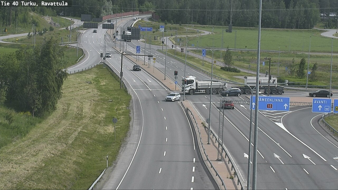Weather Camera Image Väg 40 S:t Karins, Ravattula, Kaarina, Varsinais-Suomi