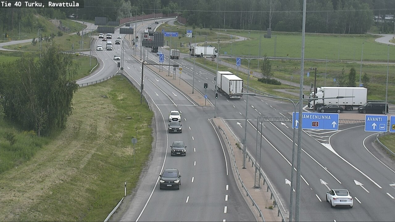 Weather Camera Image Väg 40 S:t Karins, Ravattula, Kaarina, Varsinais-Suomi