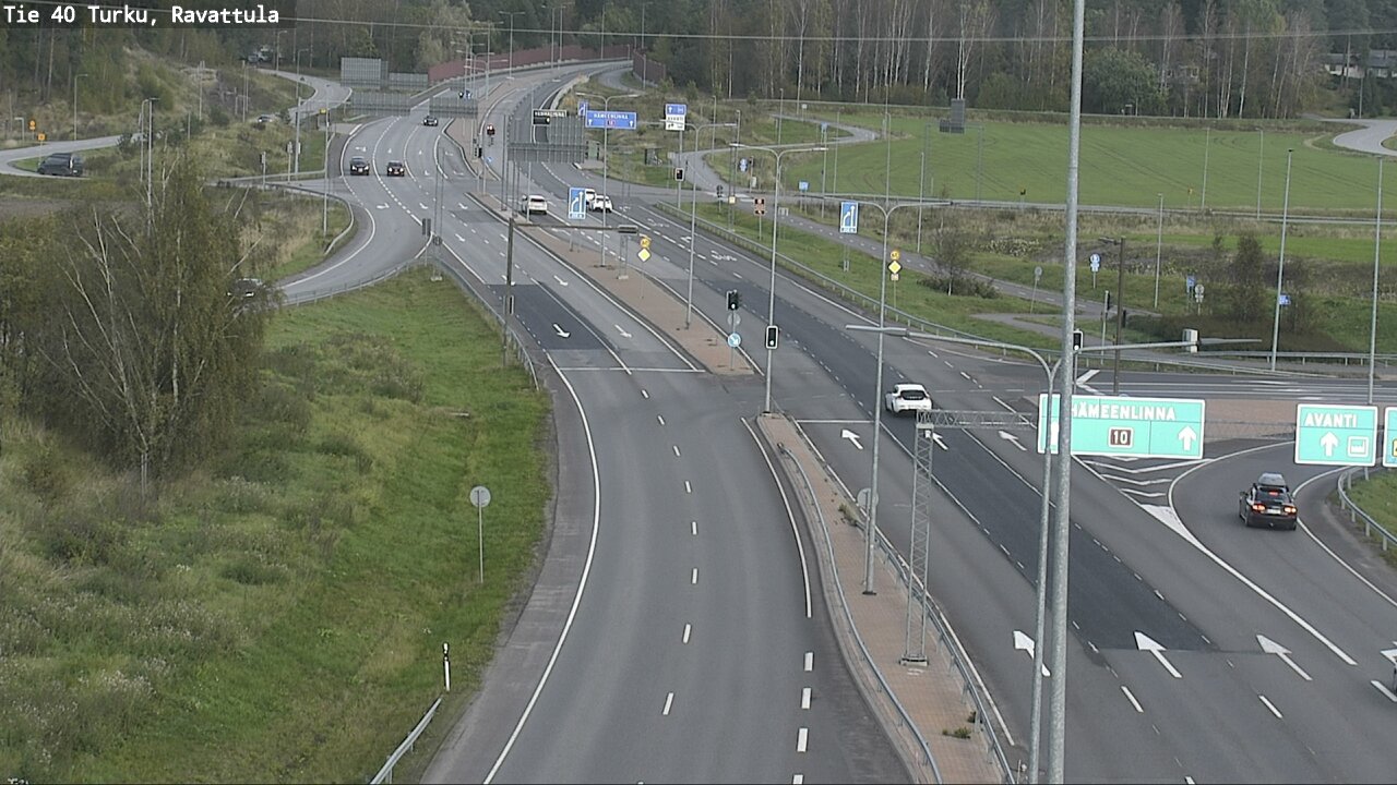 Weather Camera Image Väg 40 S:t Karins, Ravattula, Kaarina, Varsinais-Suomi