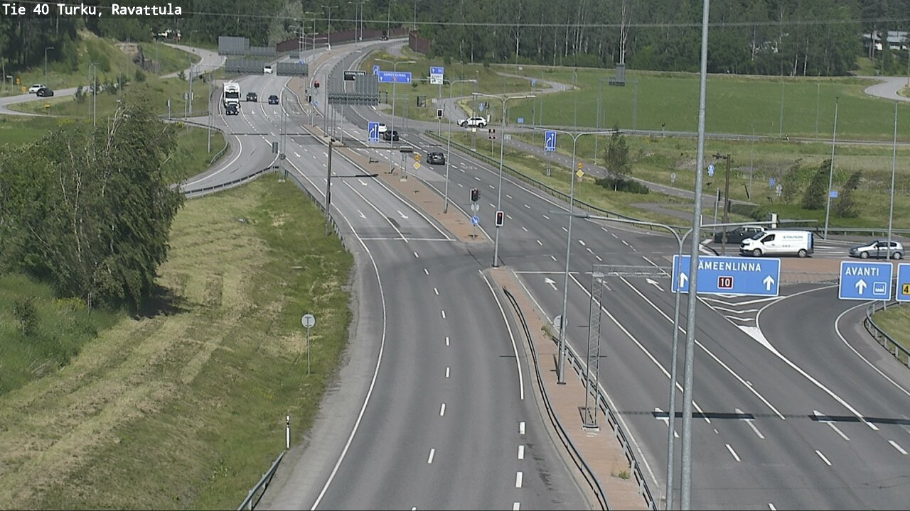 Weather Camera Image Väg 40 S:t Karins, Ravattula, Kaarina, Varsinais-Suomi