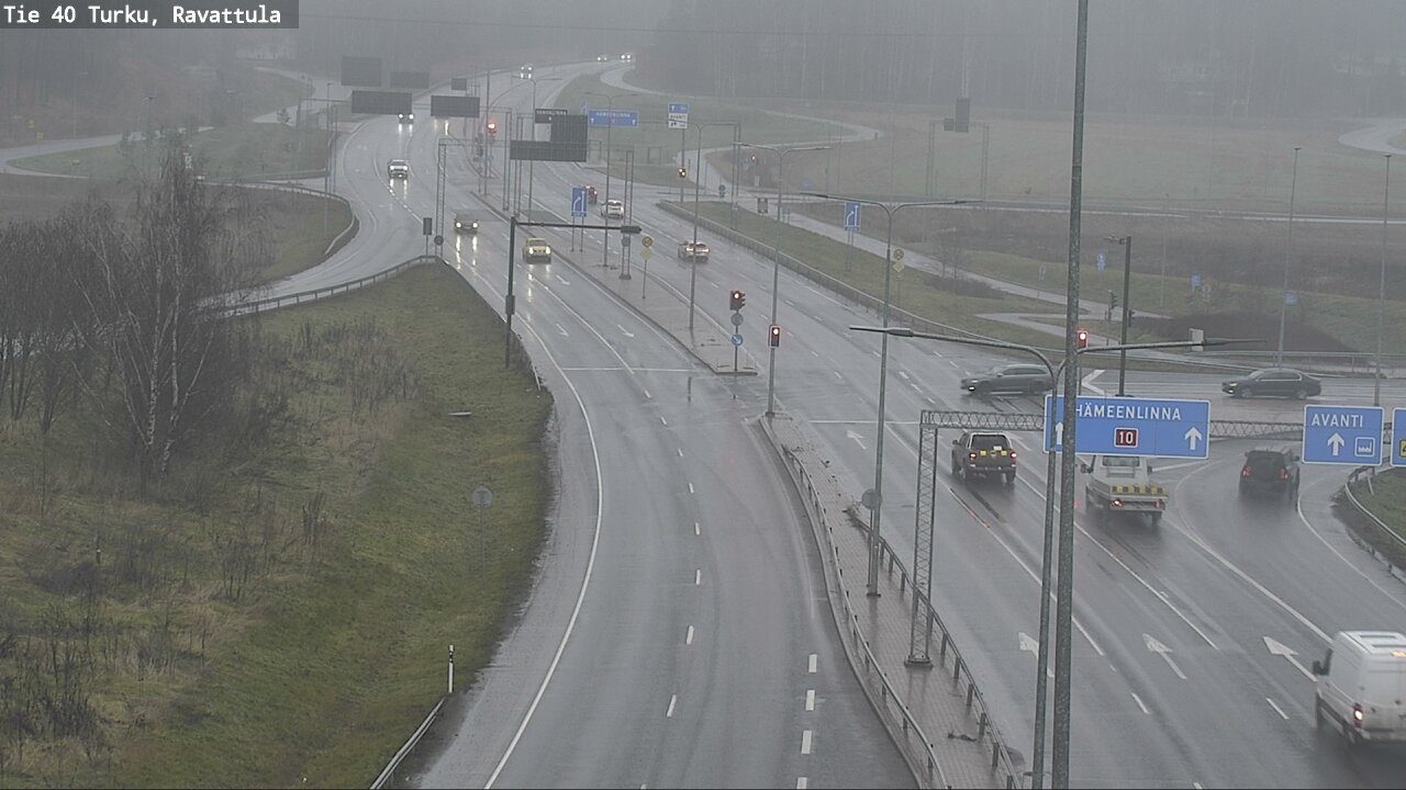 Weather Camera Image Väg 40 S:t Karins, Ravattula, Kaarina, Varsinais-Suomi