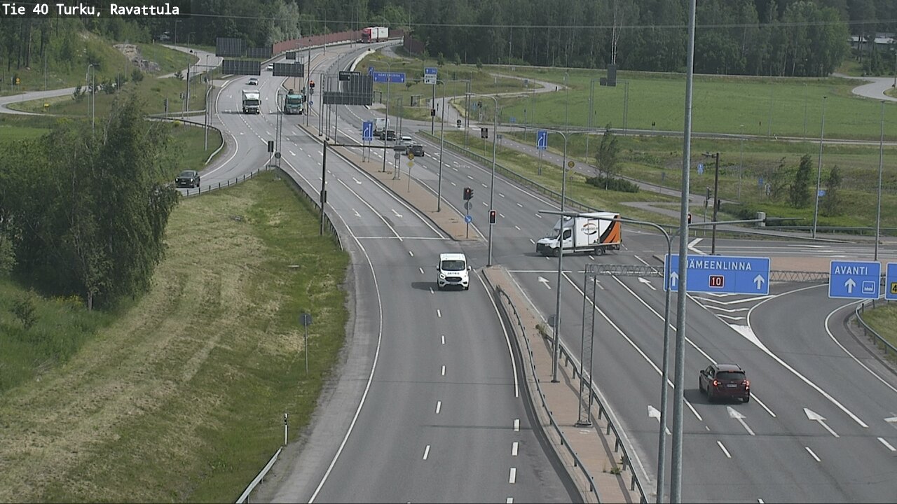 Weather Camera Image Väg 40 S:t Karins, Ravattula, Kaarina, Varsinais-Suomi