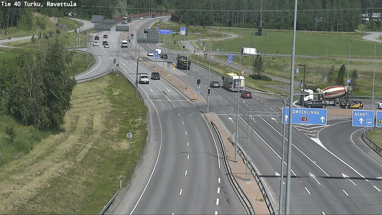Weather Camera Image Väg 40 S:t Karins, Ravattula, Kaarina, Varsinais-Suomi