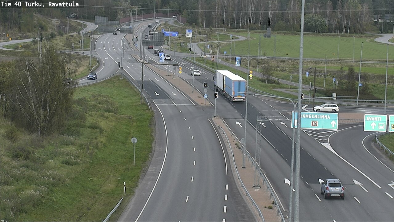Weather Camera Image Väg 40 S:t Karins, Ravattula, Kaarina, Varsinais-Suomi
