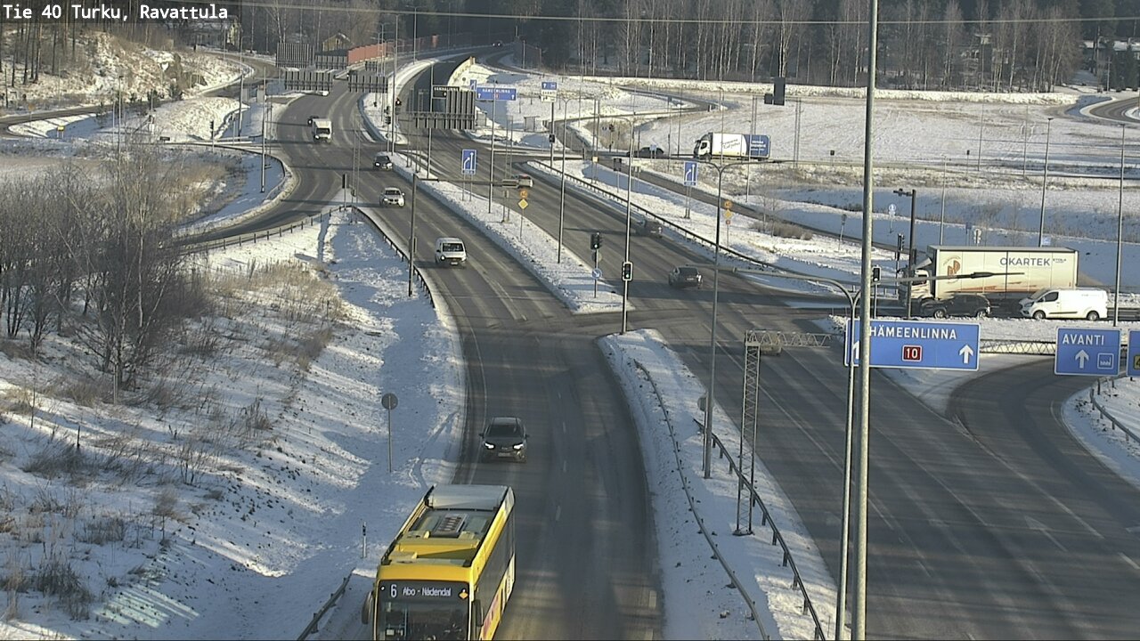 Weather Camera Image Road 40 Kaarina, Ravattula, Kaarina, Varsinais-Suomi