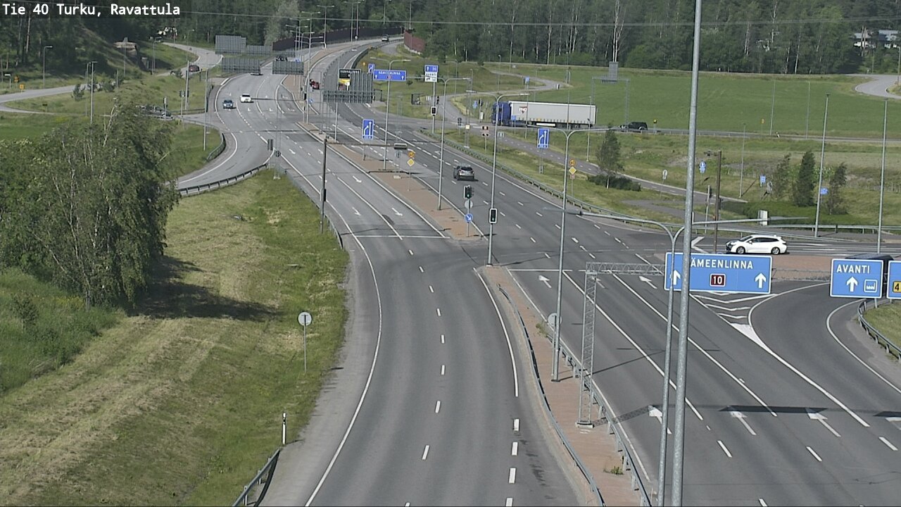 Weather Camera Image Väg 40 S:t Karins, Ravattula, Kaarina, Varsinais-Suomi