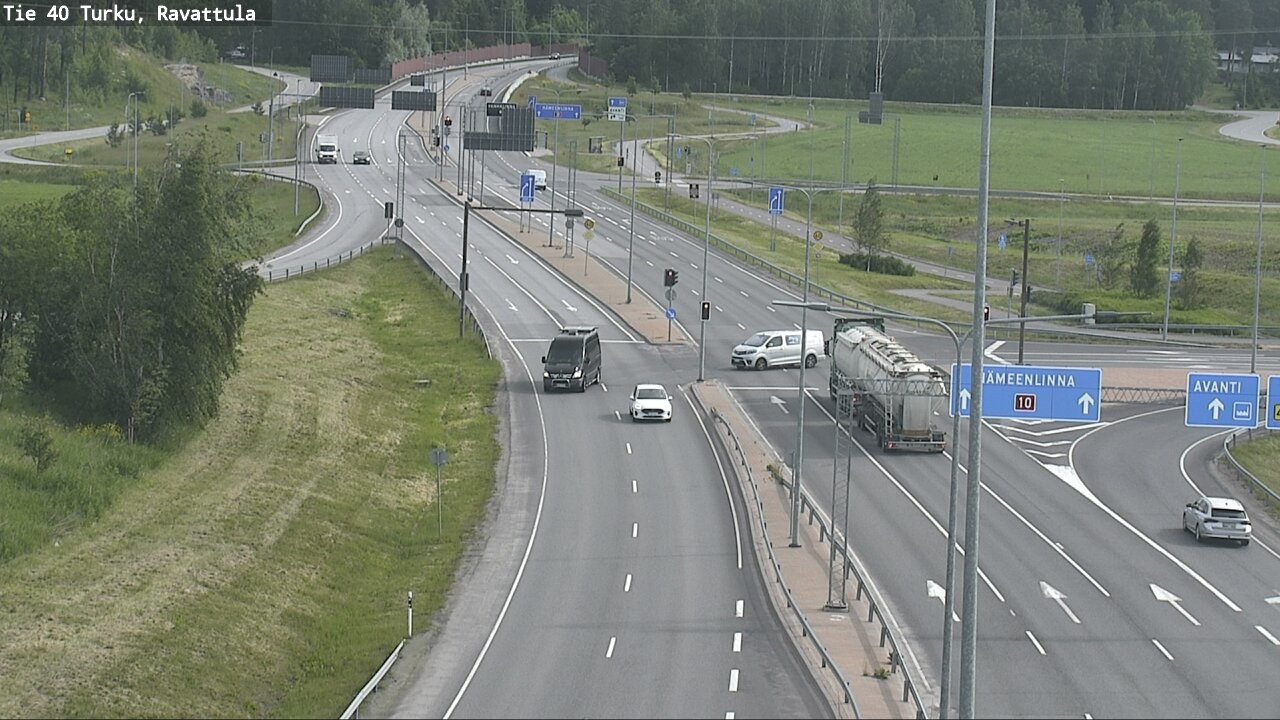 Weather Camera Image Väg 40 S:t Karins, Ravattula, Kaarina, Varsinais-Suomi