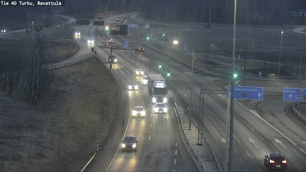 Weather Camera Image Väg 40 S:t Karins, Ravattula, Kaarina, Varsinais-Suomi