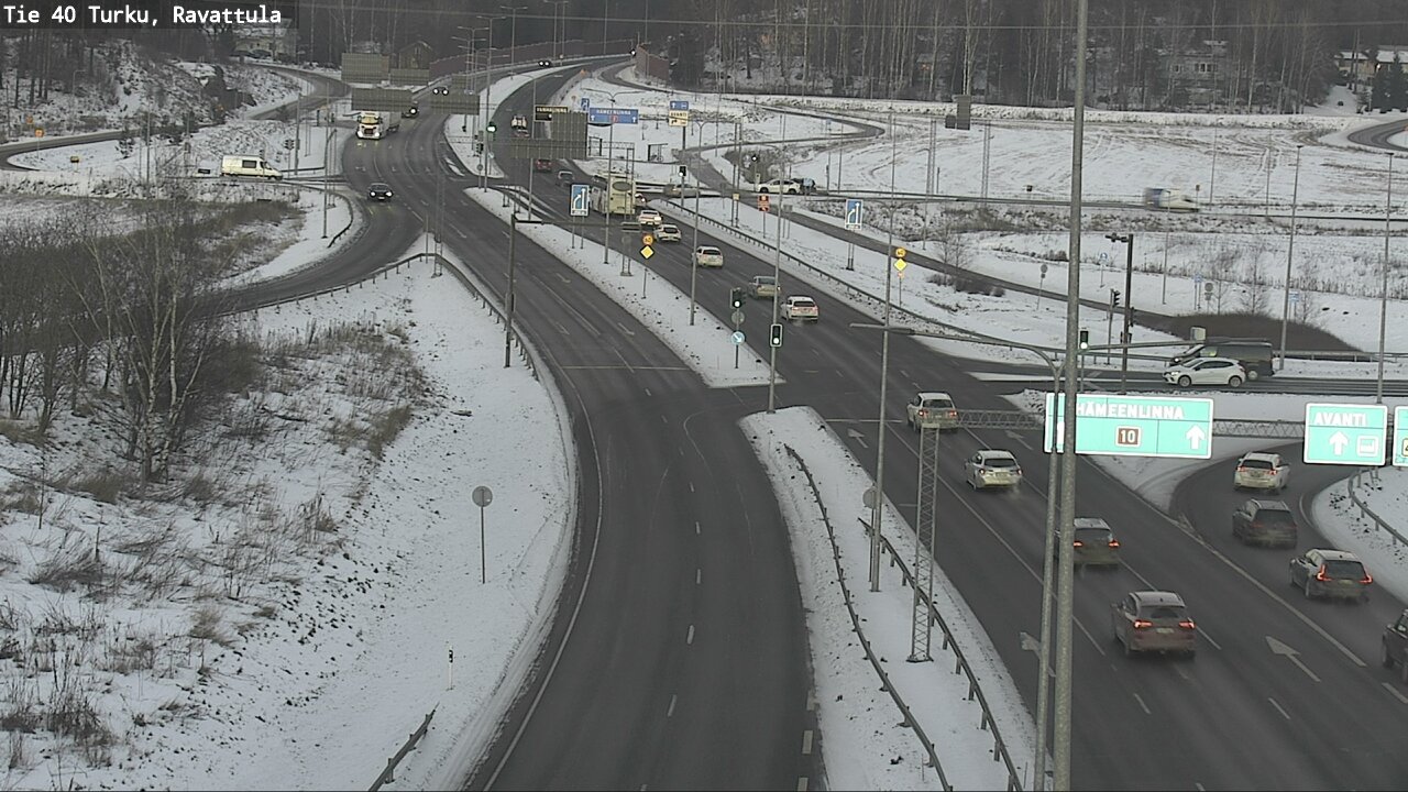 Weather Camera Image Väg 40 S:t Karins, Ravattula, Kaarina, Varsinais-Suomi