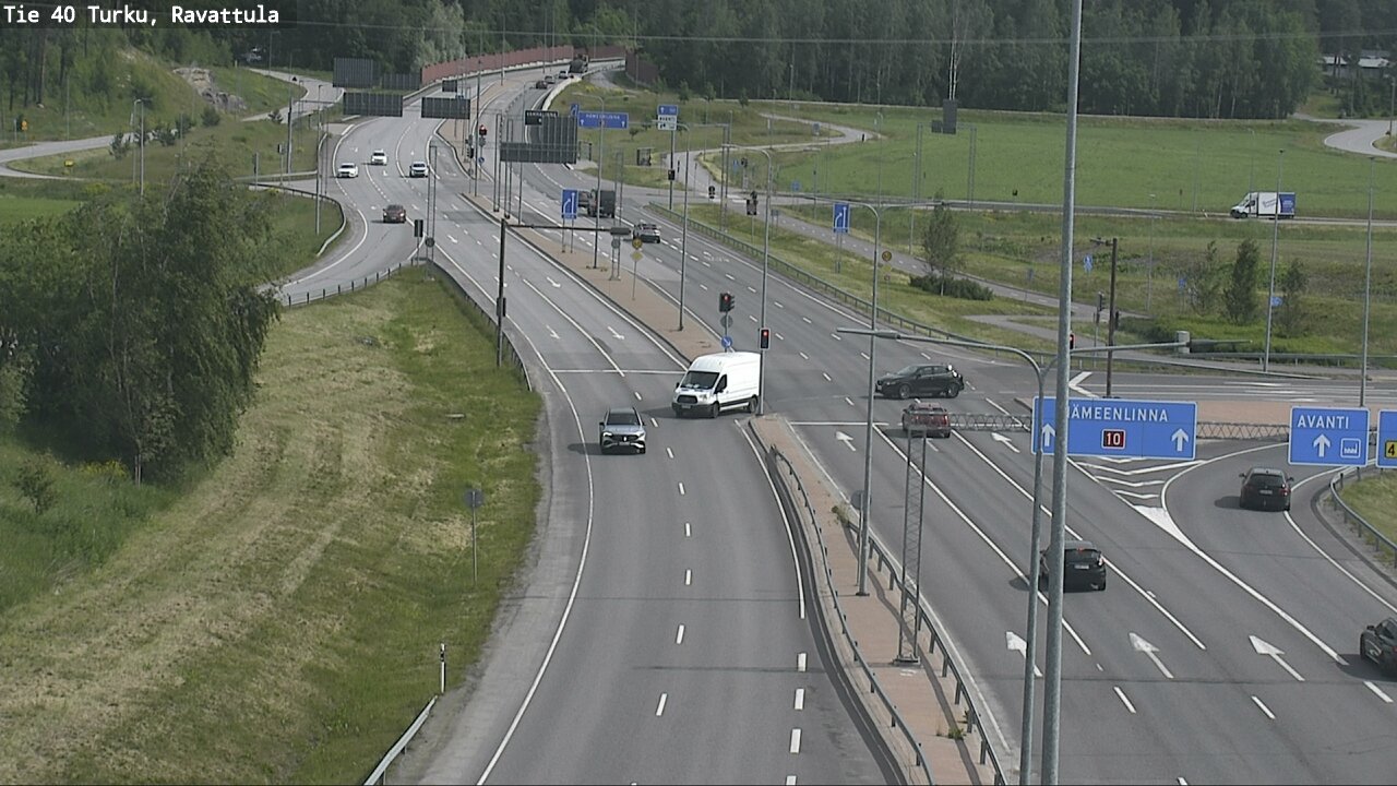Weather Camera Image Väg 40 S:t Karins, Ravattula, Kaarina, Varsinais-Suomi