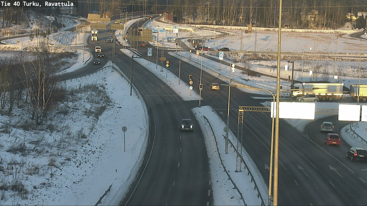 Weather Camera Image Väg 40 S:t Karins, Ravattula, Kaarina, Varsinais-Suomi
