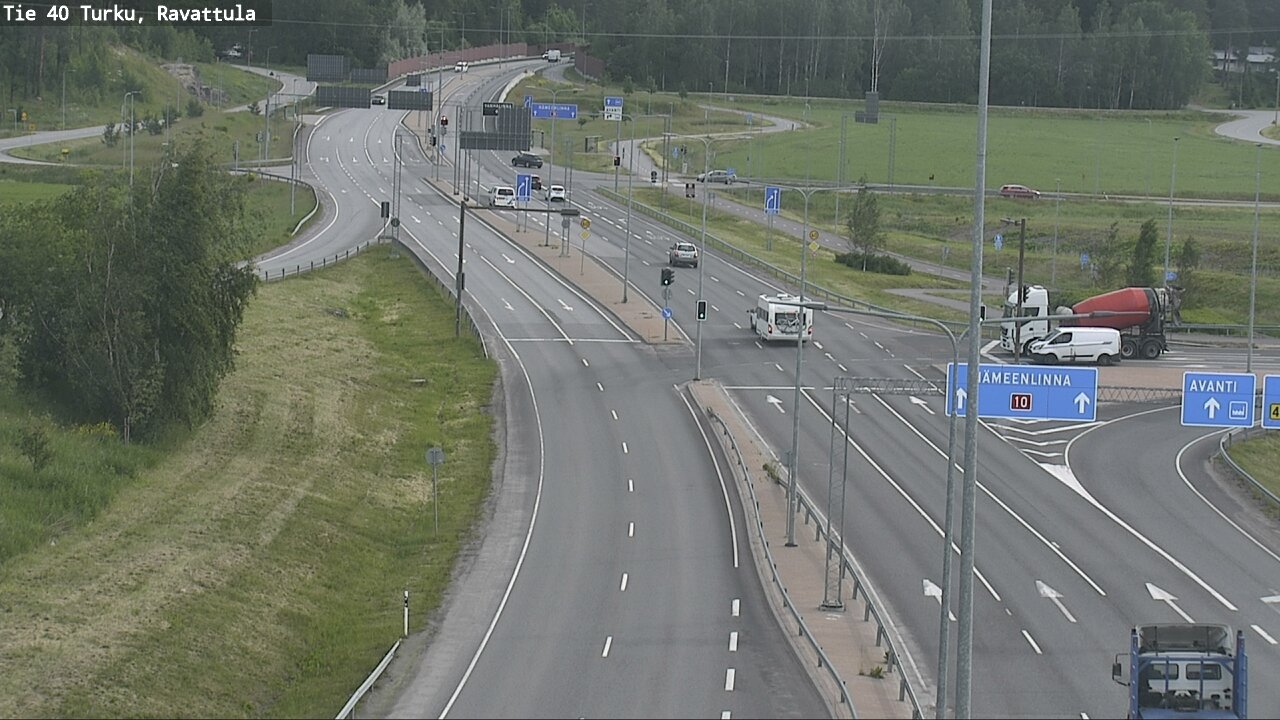 Weather Camera Image Väg 40 S:t Karins, Ravattula, Kaarina, Varsinais-Suomi