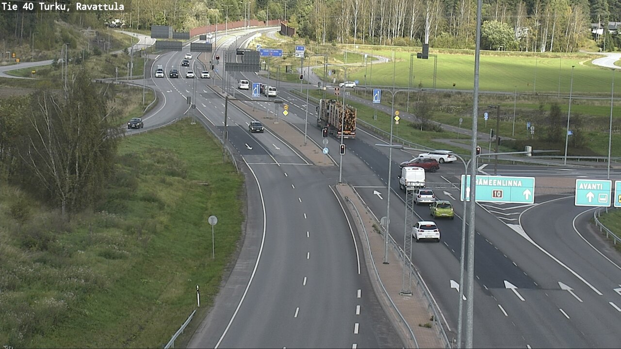 Weather Camera Image Väg 40 S:t Karins, Ravattula, Kaarina, Varsinais-Suomi