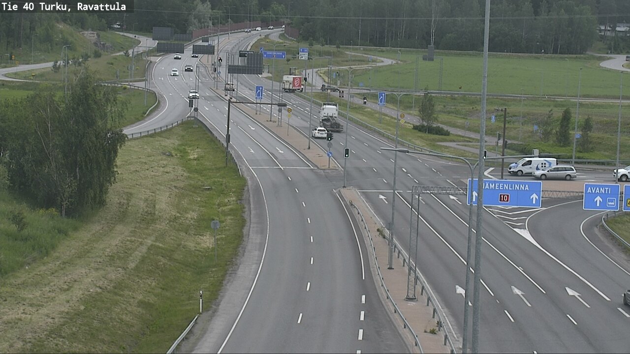Weather Camera Image Väg 40 S:t Karins, Ravattula, Kaarina, Varsinais-Suomi
