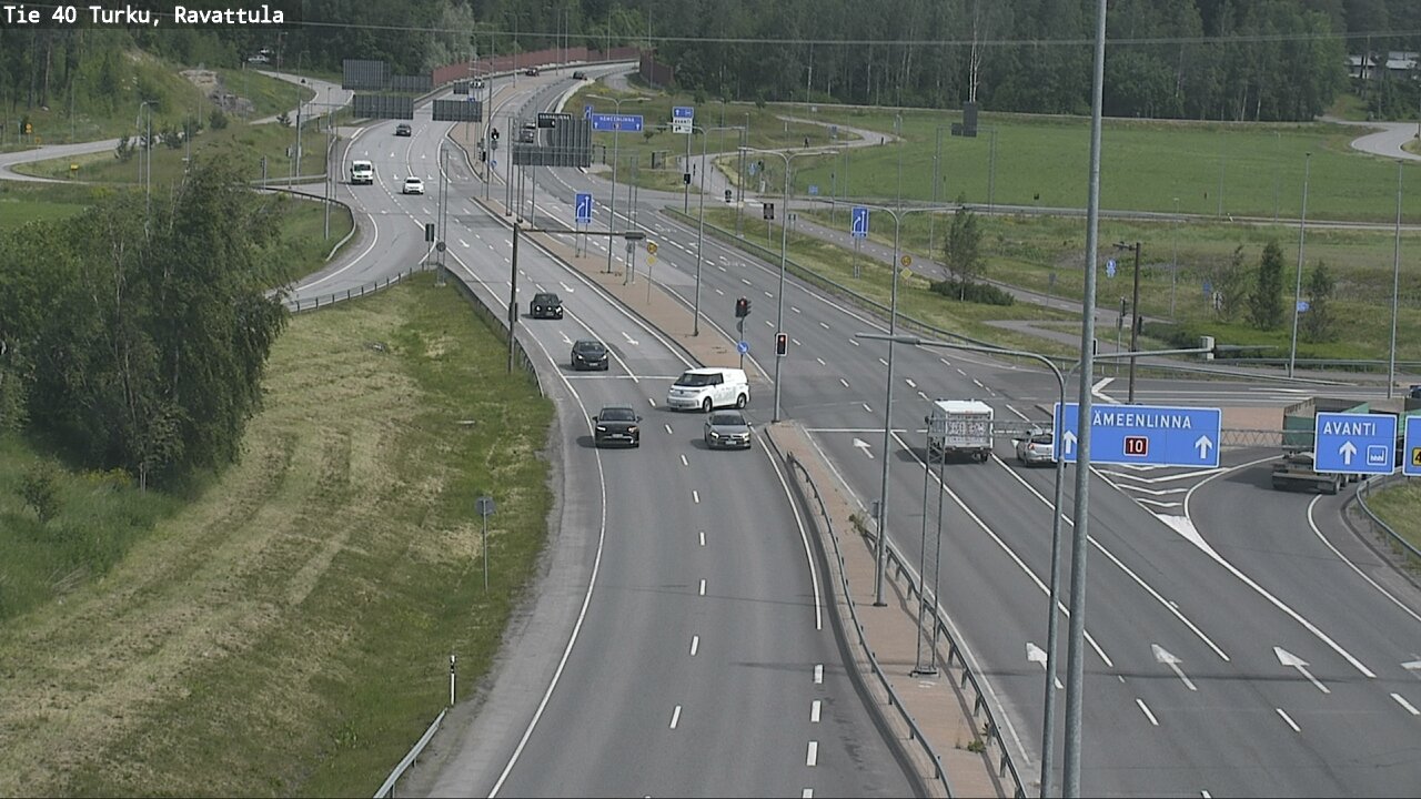 Weather Camera Image Väg 40 S:t Karins, Ravattula, Kaarina, Varsinais-Suomi