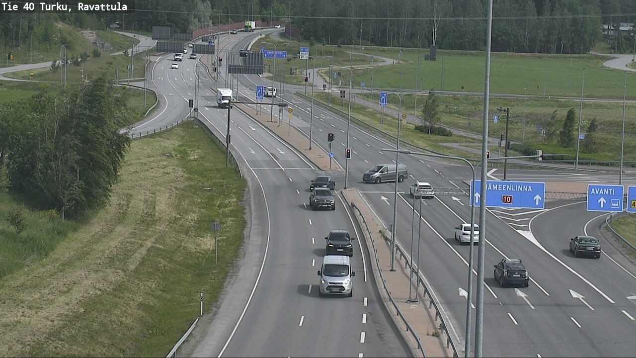 Weather Camera Image Väg 40 S:t Karins, Ravattula, Kaarina, Varsinais-Suomi