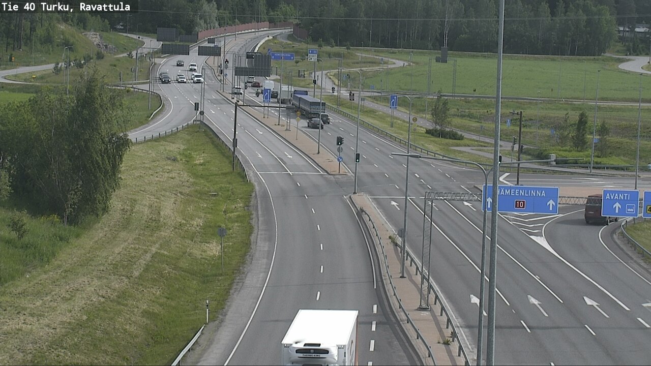 Weather Camera Image Väg 40 S:t Karins, Ravattula, Kaarina, Varsinais-Suomi