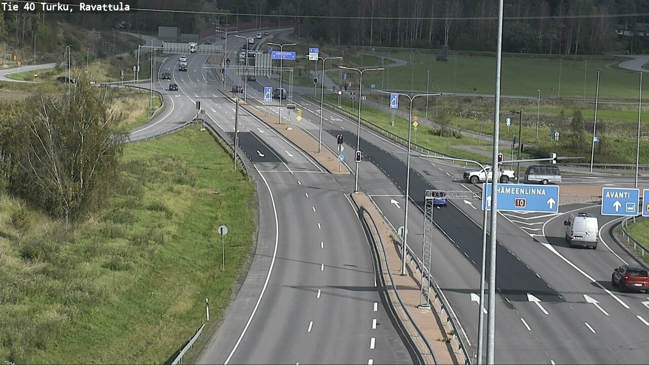 Weather Camera Image Väg 40 S:t Karins, Ravattula, Kaarina, Varsinais-Suomi