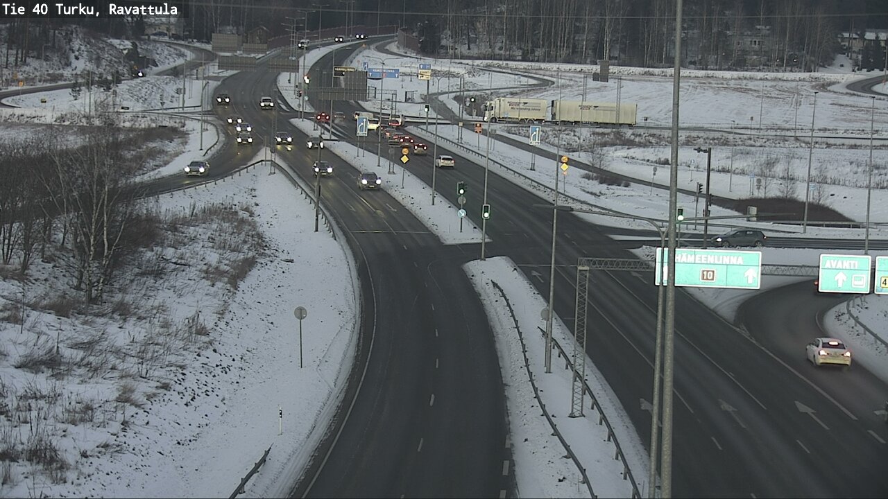 Weather Camera Image Väg 40 S:t Karins, Ravattula, Kaarina, Varsinais-Suomi