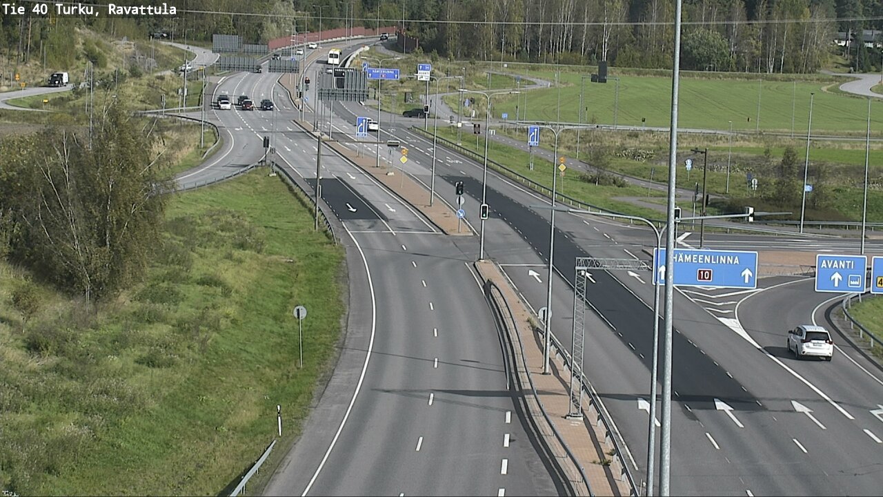 Weather Camera Image Väg 40 S:t Karins, Ravattula, Kaarina, Varsinais-Suomi