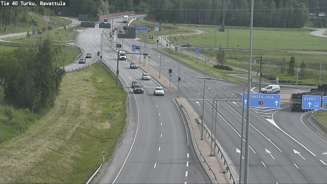 Weather Camera Image Väg 40 S:t Karins, Ravattula, Kaarina, Varsinais-Suomi