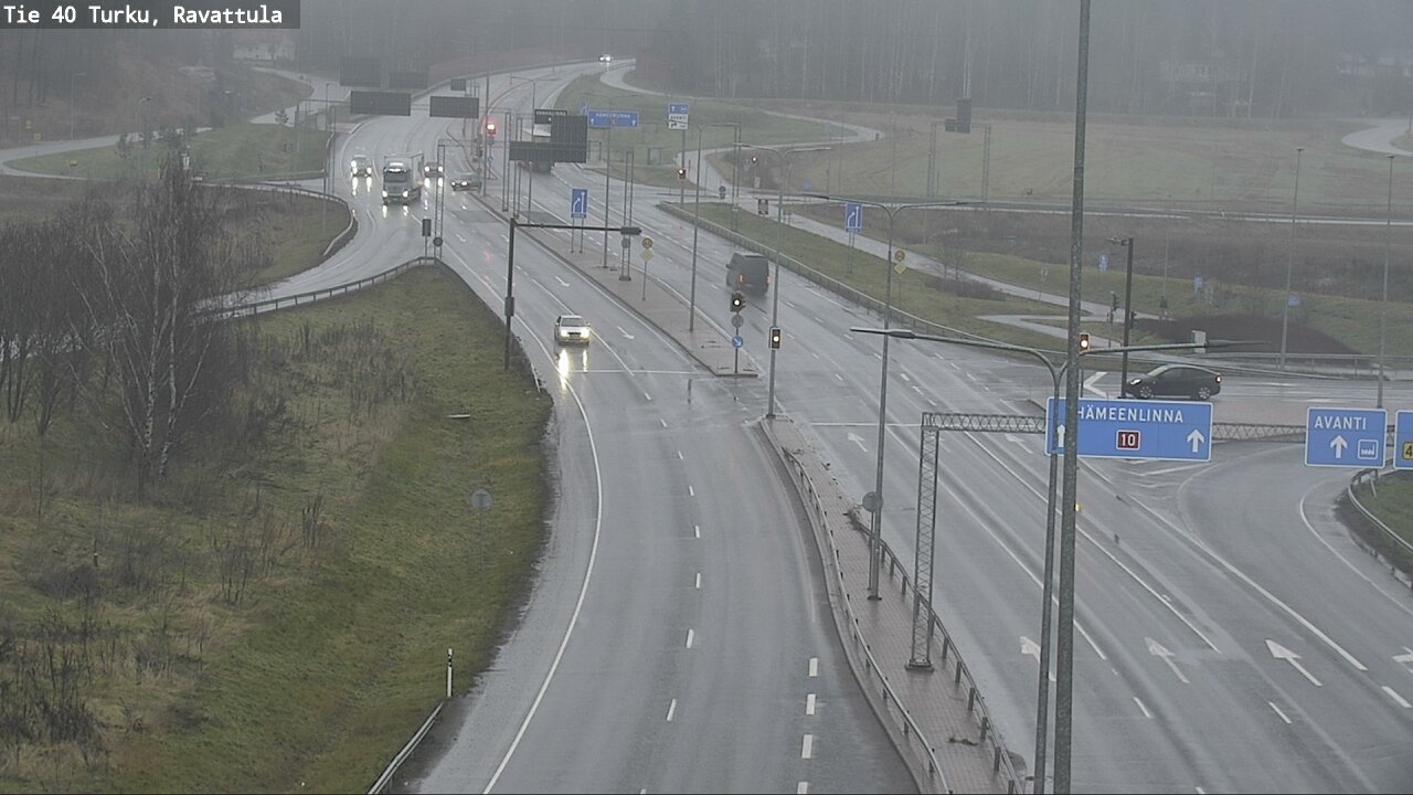 Weather Camera Image Väg 40 S:t Karins, Ravattula, Kaarina, Varsinais-Suomi