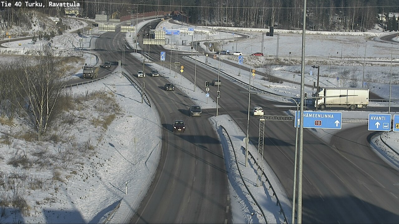 Weather Camera Image Road 40 Kaarina, Ravattula, Kaarina, Varsinais-Suomi
