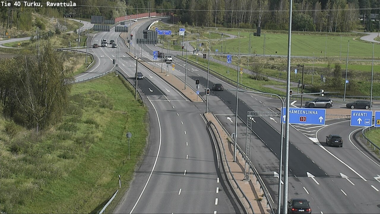 Weather Camera Image Väg 40 S:t Karins, Ravattula, Kaarina, Varsinais-Suomi