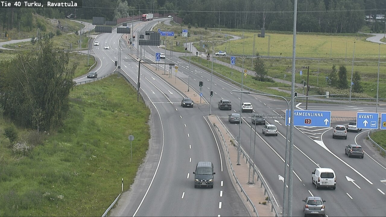Weather Camera Image Road 40 Kaarina, Ravattula, Kaarina, Varsinais-Suomi