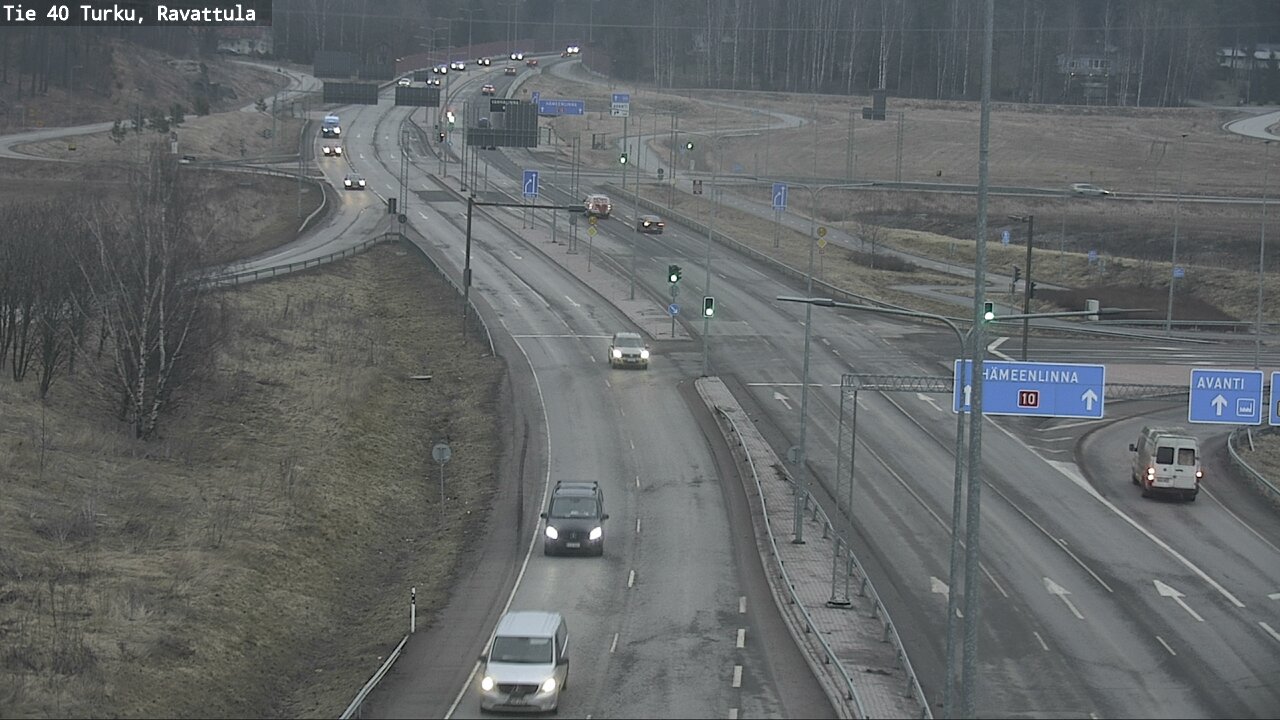 Weather Camera Image Väg 40 S:t Karins, Ravattula, Kaarina, Varsinais-Suomi
