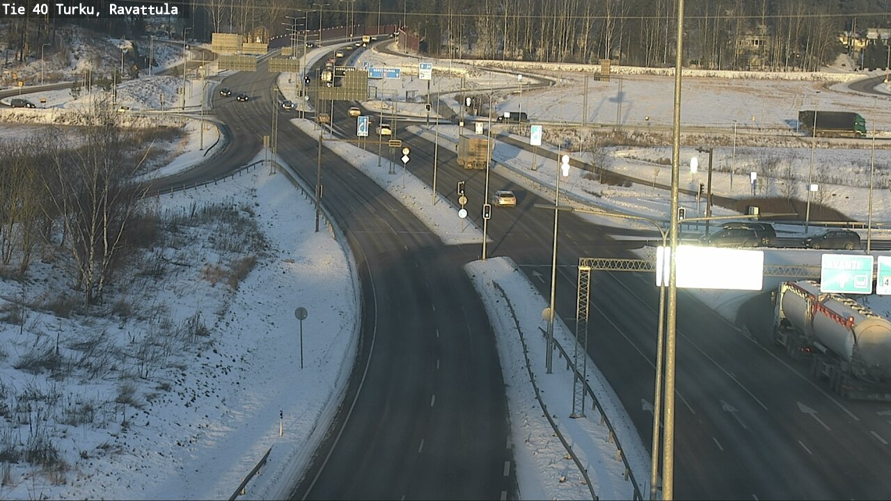 Weather Camera Image Väg 40 S:t Karins, Ravattula, Kaarina, Varsinais-Suomi