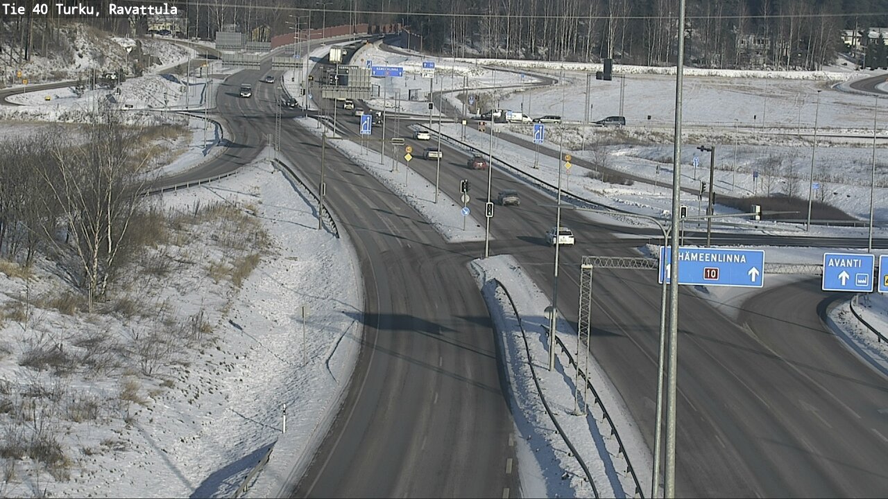 Weather Camera Image Road 40 Kaarina, Ravattula, Kaarina, Varsinais-Suomi