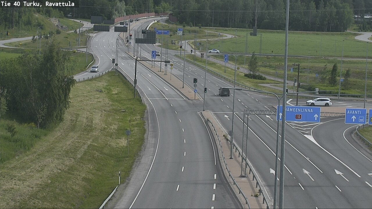 Weather Camera Image Väg 40 S:t Karins, Ravattula, Kaarina, Varsinais-Suomi